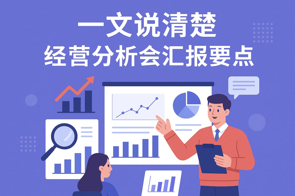 一文说清楚经营分析会汇报要点