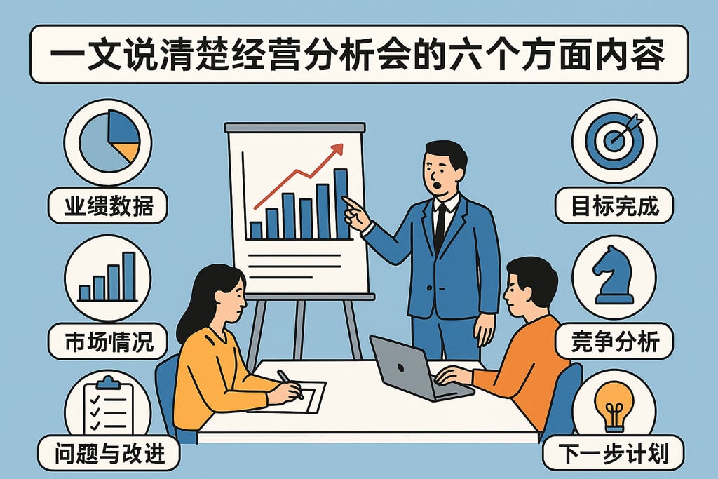 一文说清楚经营分析会的六个方面内容