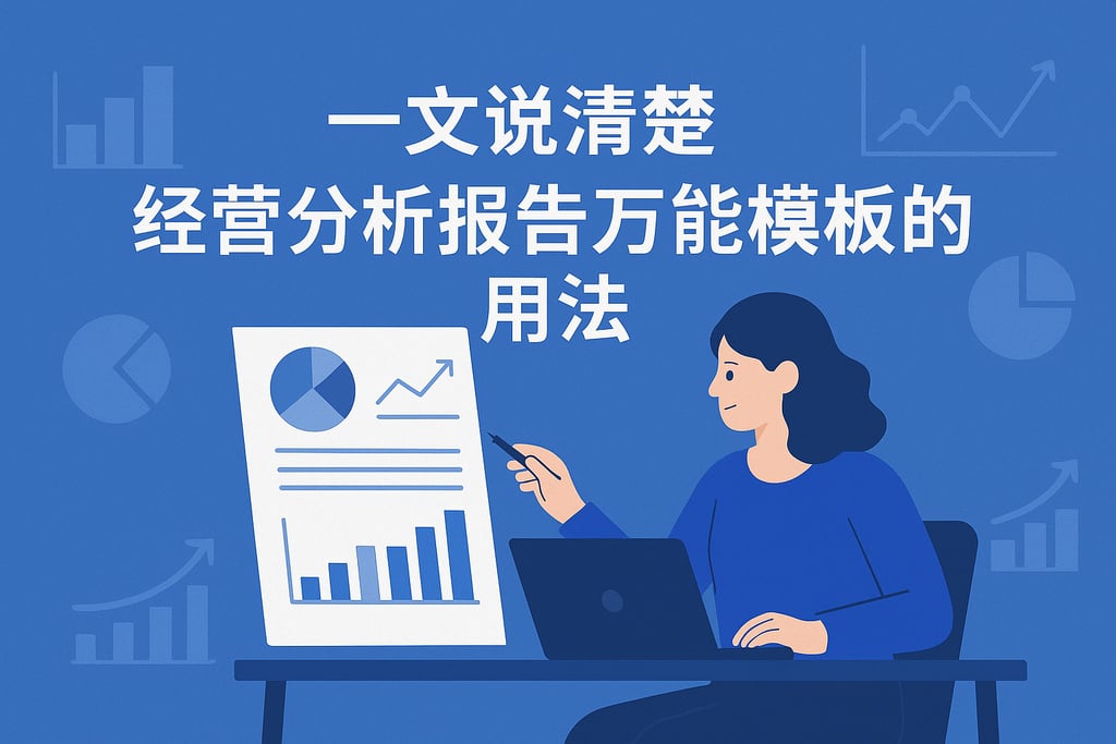 一文说清楚经营分析报告万能模板的用法