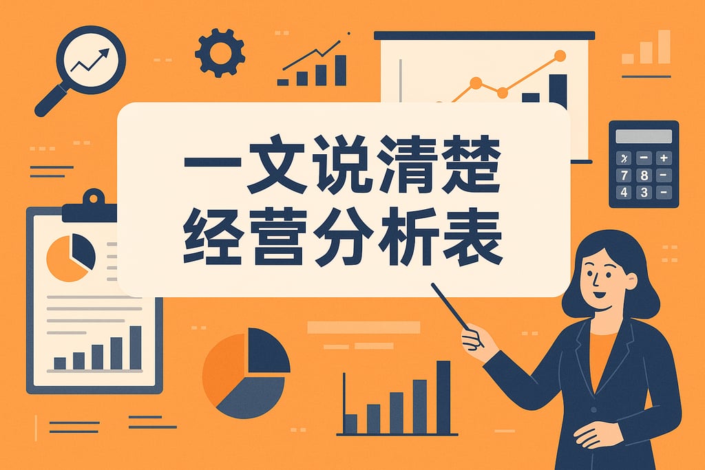 一文说清楚经营分析表