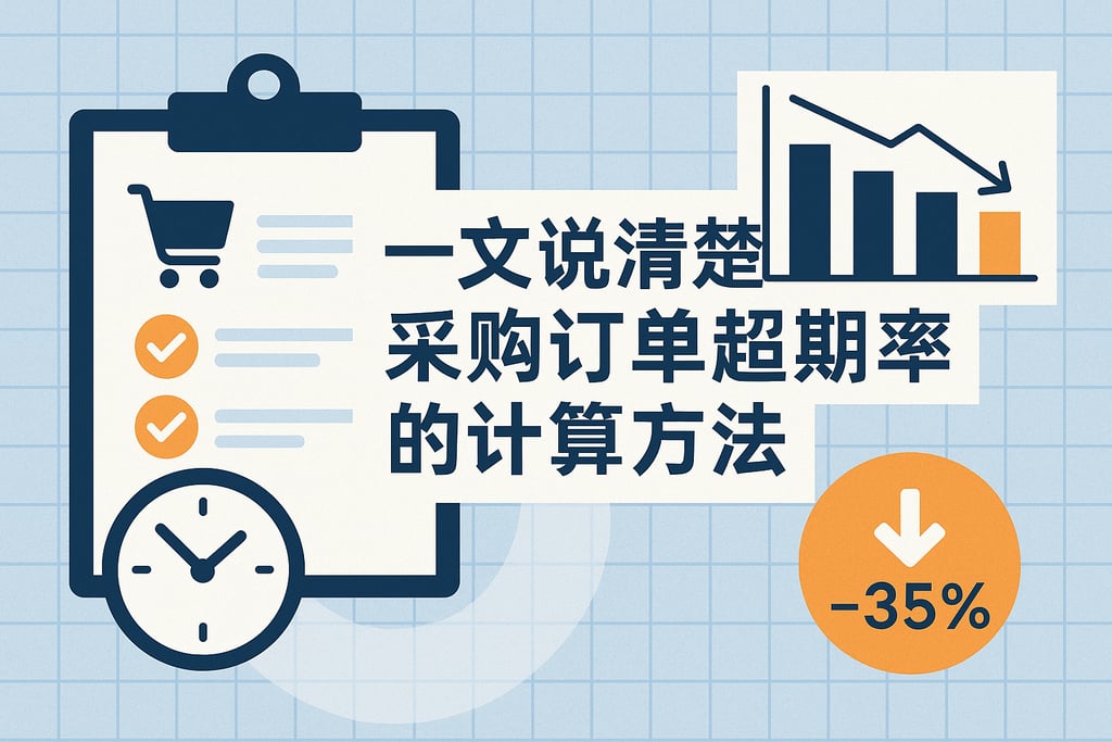 一文说清楚采购订单超期率的计算方法