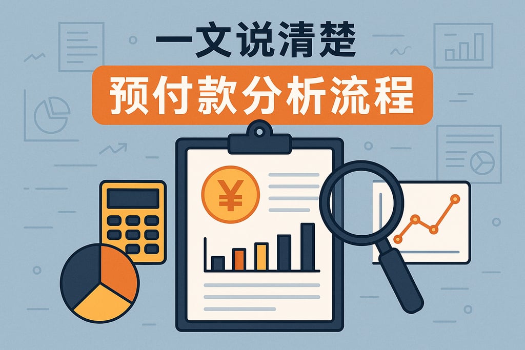 一文说清楚预付款分析流程
