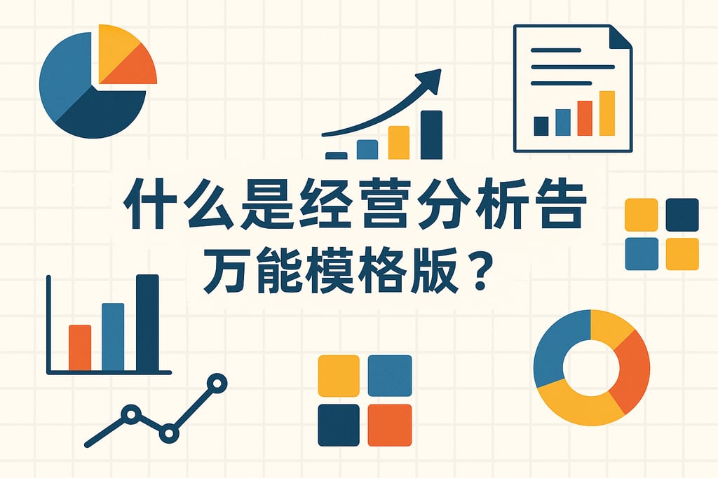 什么是经营分析报告万能模板？