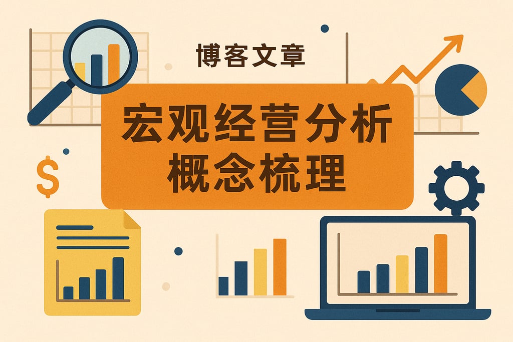 宏观经营分析概念梳理