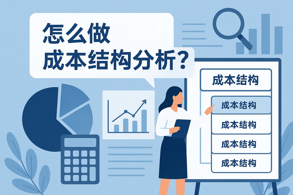 怎么做成本结构分析？