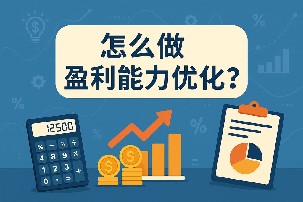怎么做盈利能力优化？