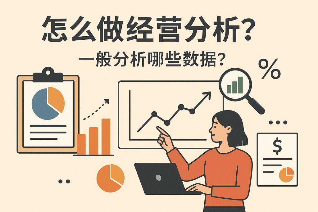 怎么做经营分析一般分析哪些数据？