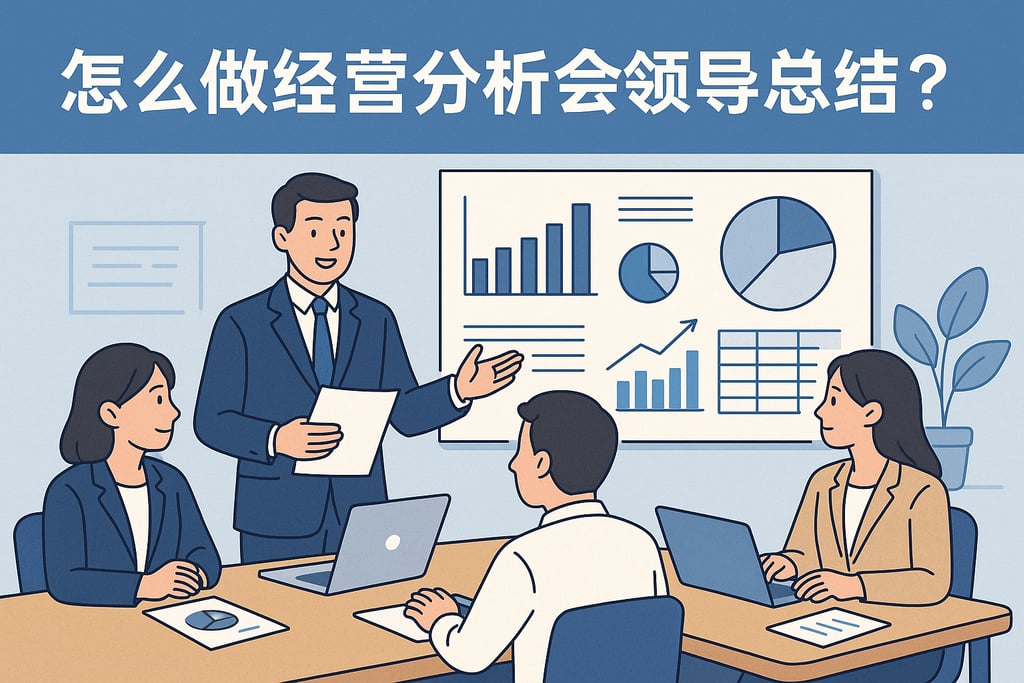 怎么做经营分析会领导总结发言？