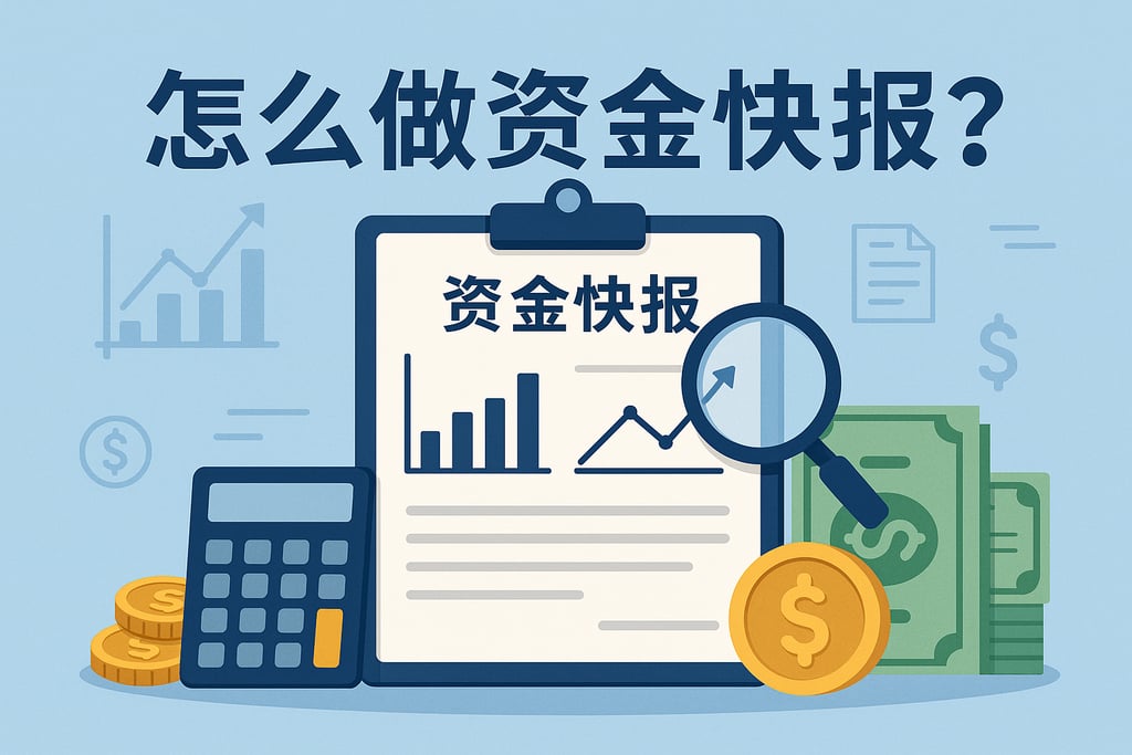 怎么做资金快报？
