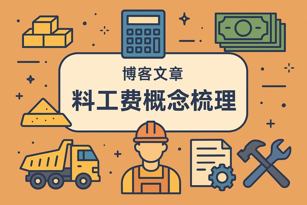 料工费概念梳理
