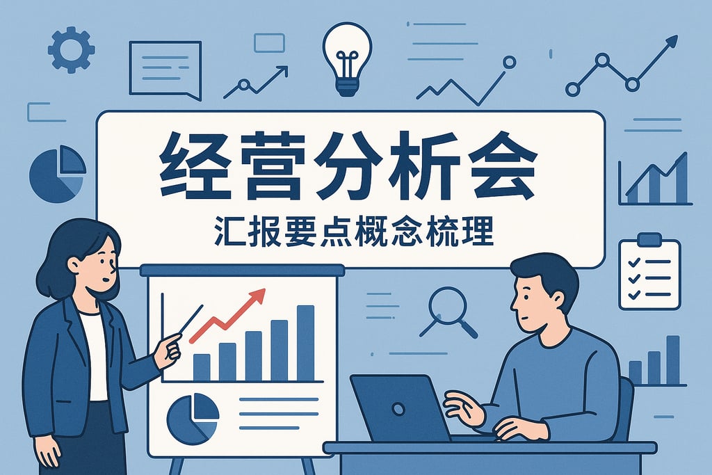 经营分析会汇报要点概念梳理