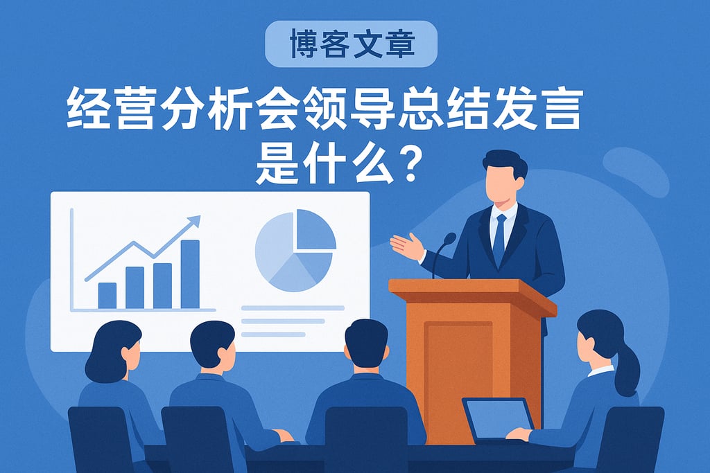 经营分析会领导总结发言是什么？