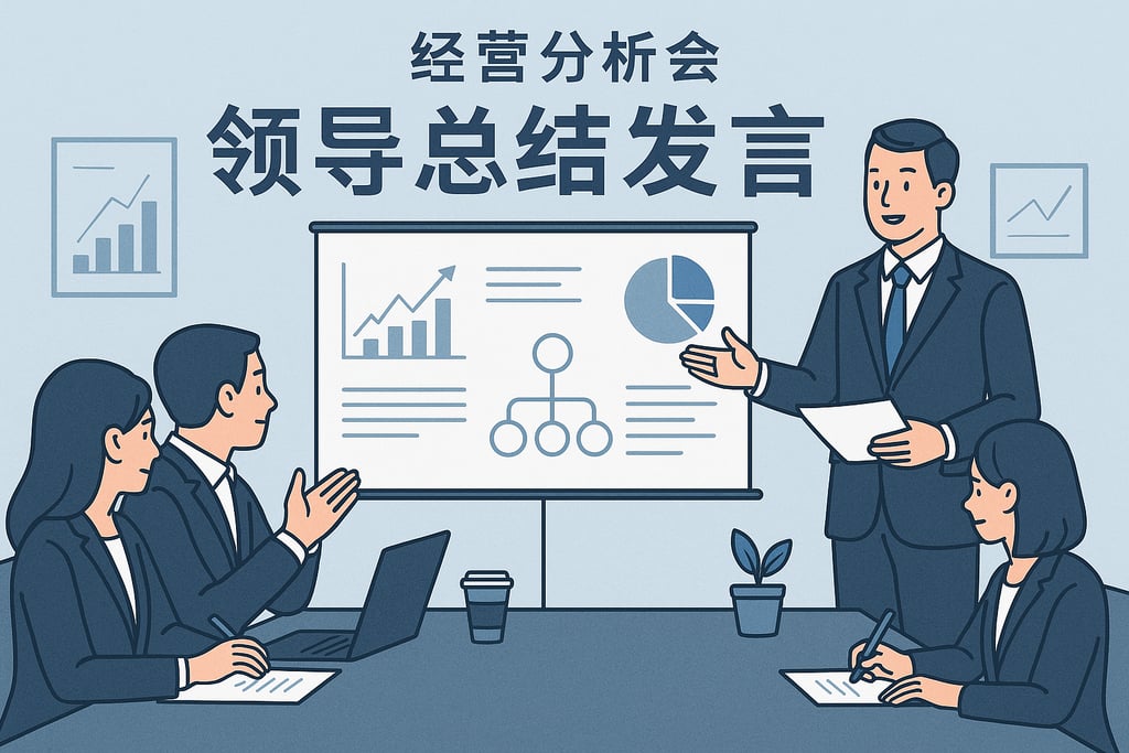 经营分析会领导总结发言概念梳理
