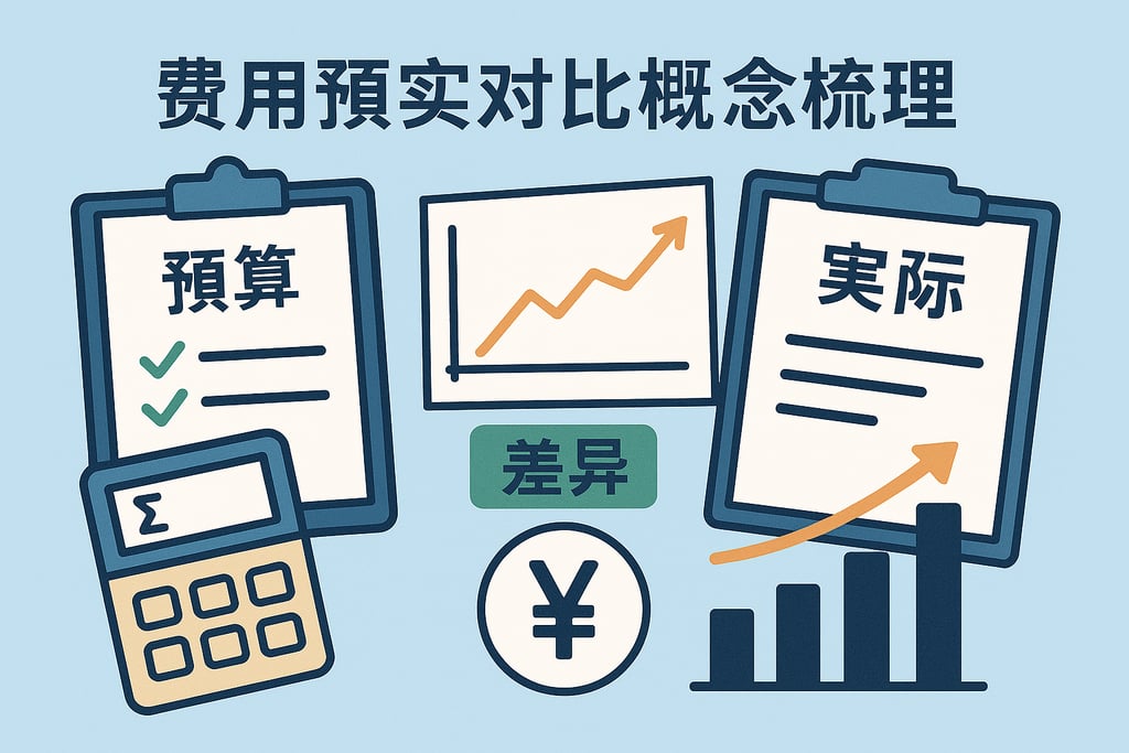 费用预实对比概念梳理