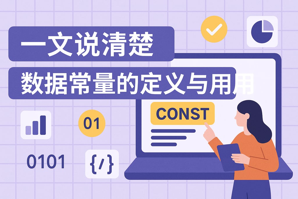 一文说清楚数据常量的定义与应用