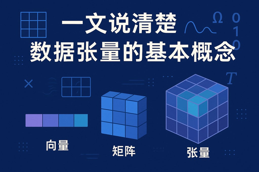 一文说清楚数据张量的基本概念