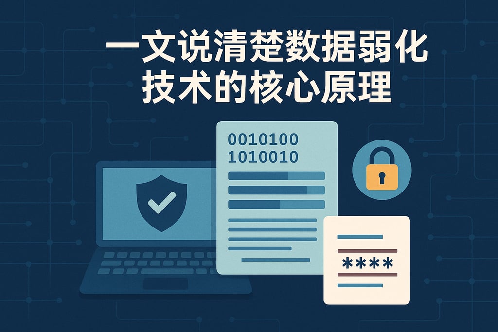 一文说清楚数据弱化技术的核心原理