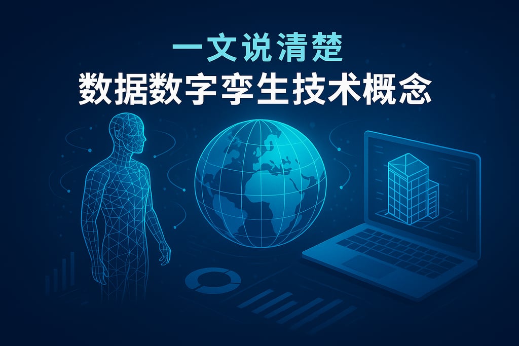 一文说清楚数据数字孪生技术概念