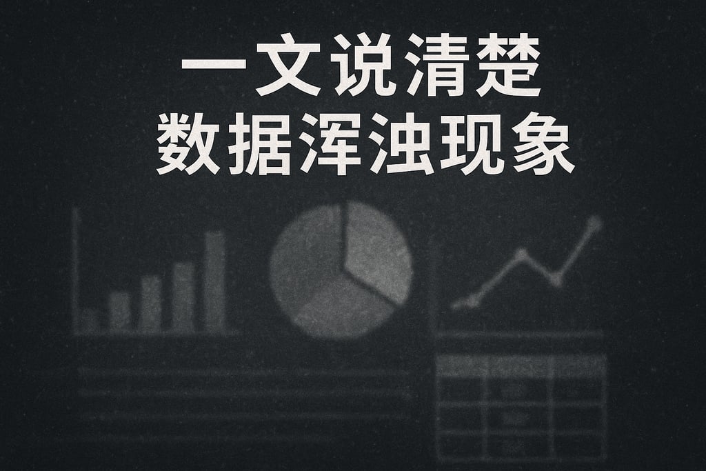 一文说清楚数据浑浊现象