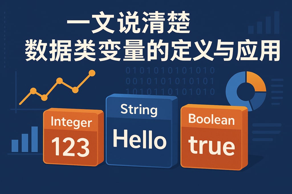 一文说清楚数据类变量的定义与应用
