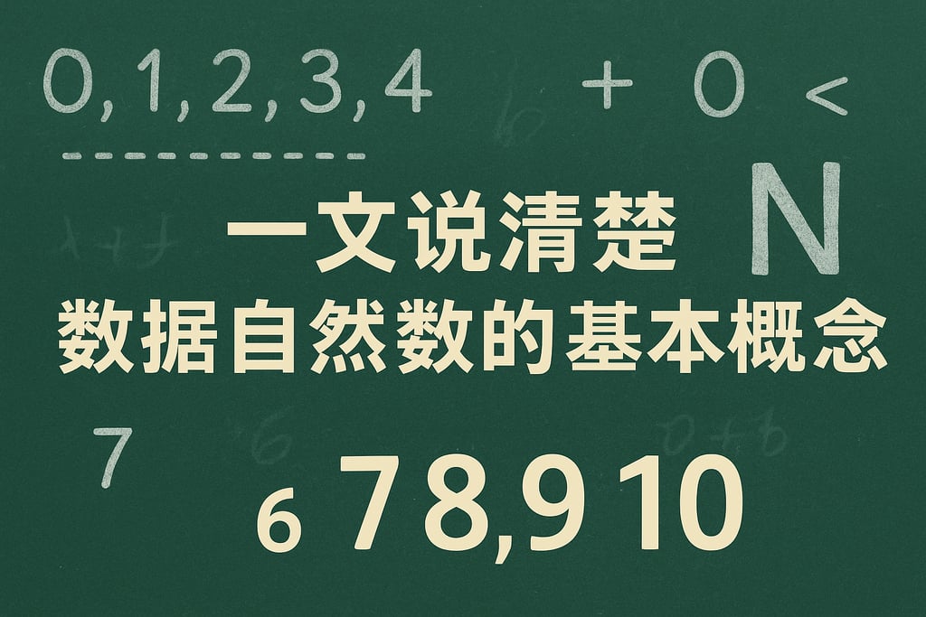一文说清楚数据自然数的基本概念