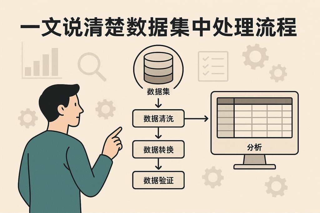 一文说清楚数据集中处理流程