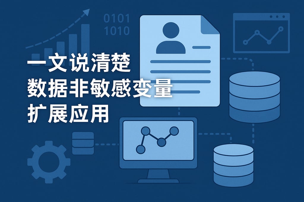 一文说清楚数据非敏感变量扩展应用