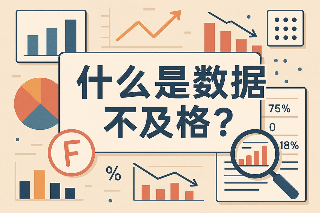 什么是数据不及格？