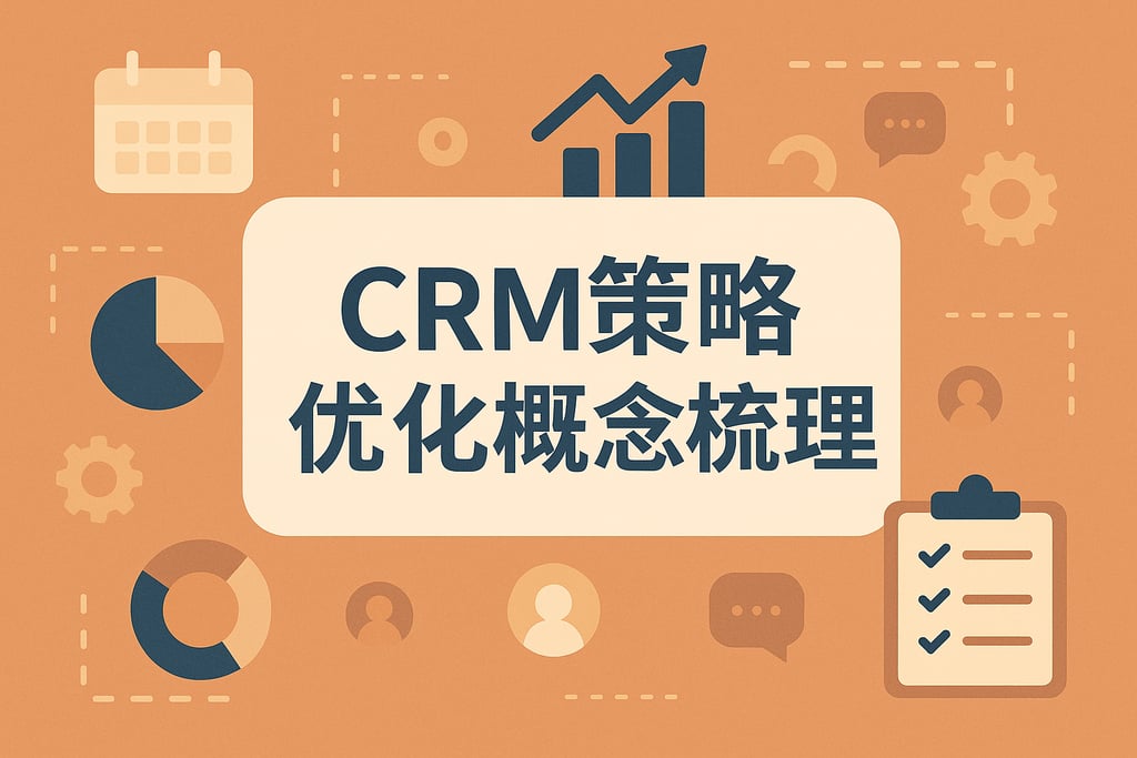 CRM策略优化概念梳理
