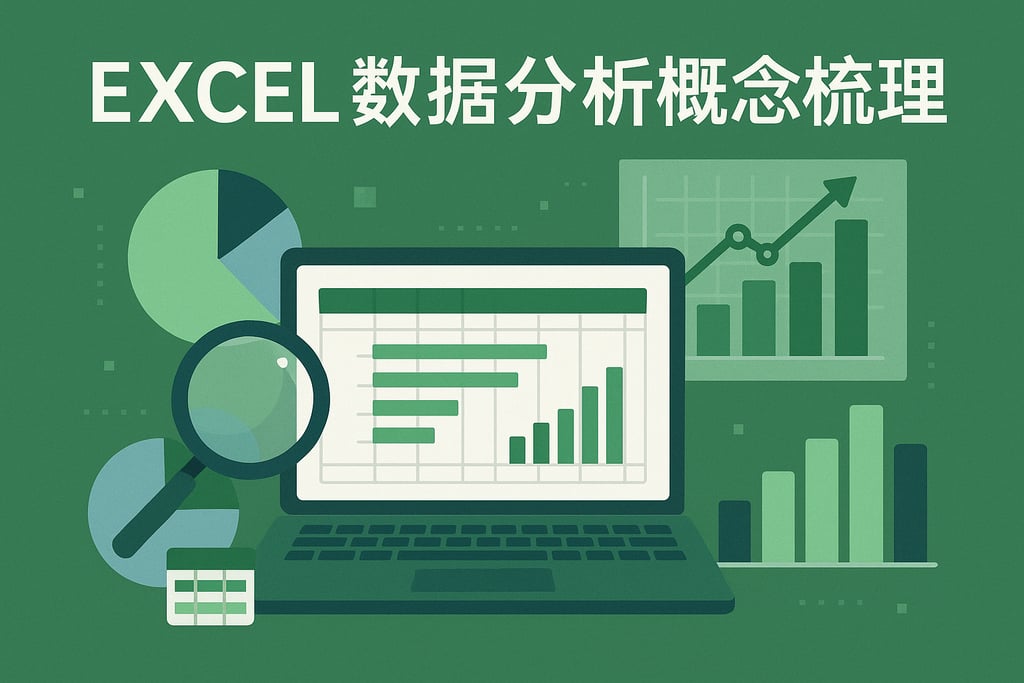 excel数据分析概念梳理