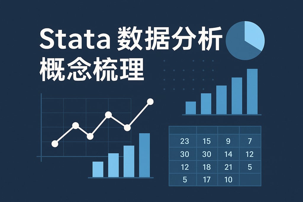 stata数据分析概念梳理
