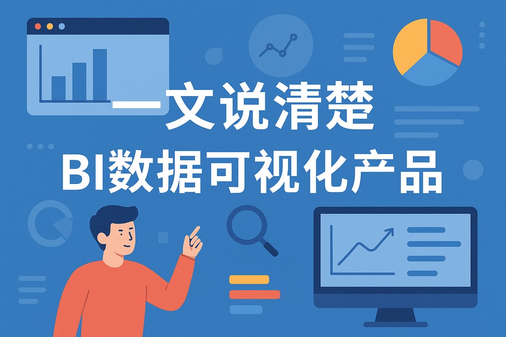 一文说清楚bi数据可视化产品