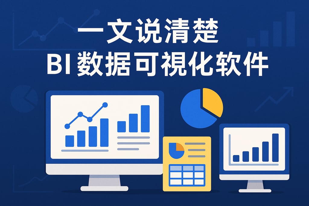 一文说清楚bi数据可视化软件