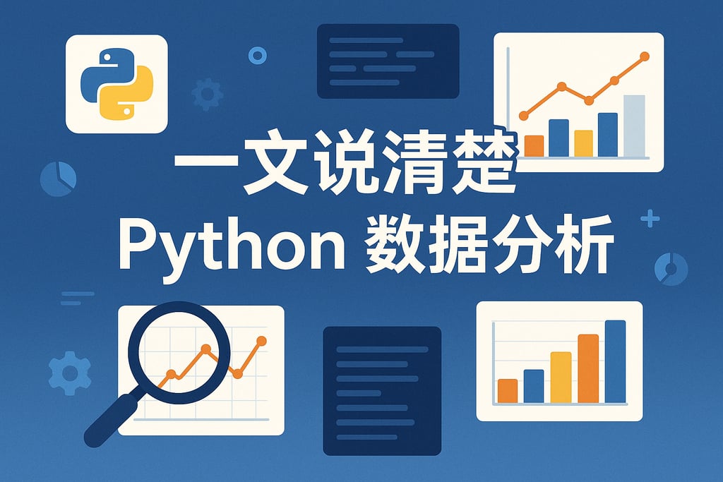 一文说清楚python数据分析