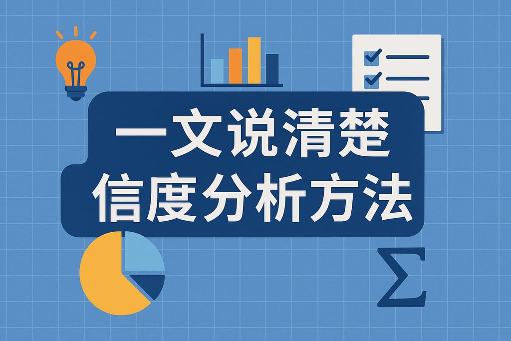 一文说清楚信度分析方法
