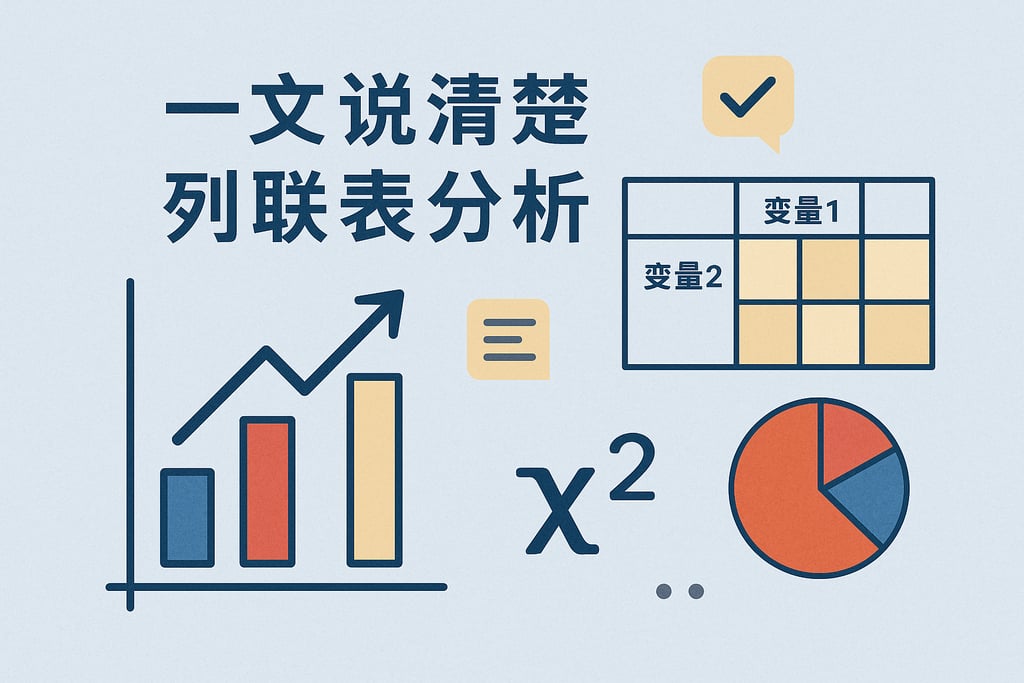 一文说清楚列联表分析