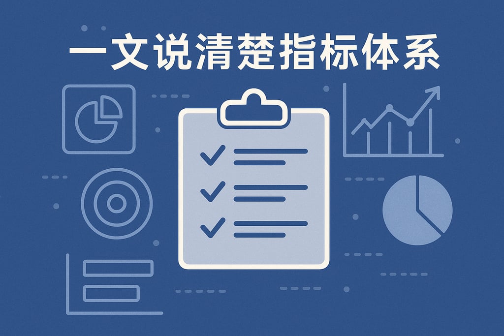 一文说清楚指标体系