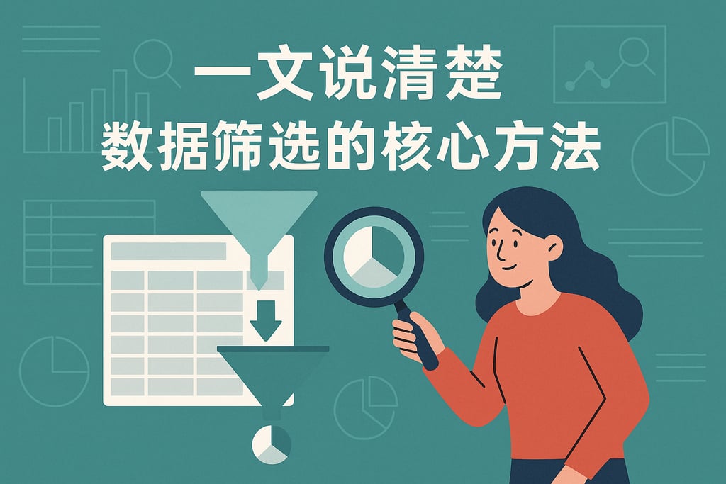 一文说清楚数据筛选的核心方法