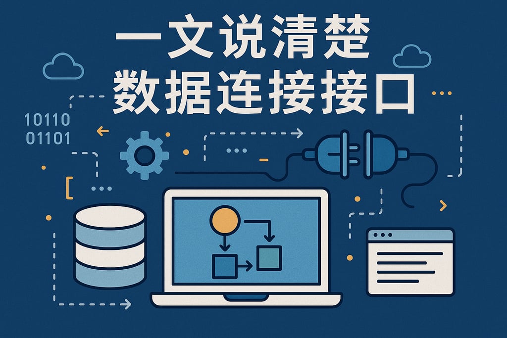 一文说清楚数据连接接口