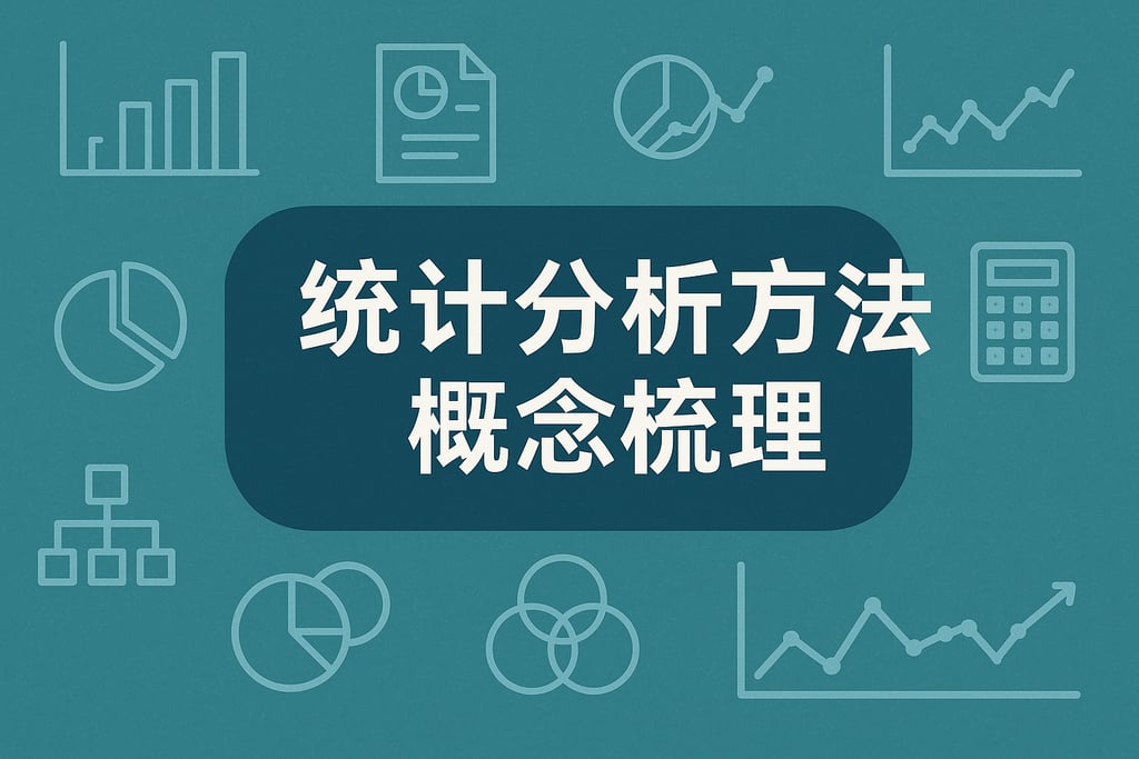 统计分析方法概念梳理