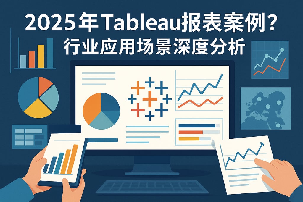 2025年Tableau报表案例有哪些？行业应用场景深度分析