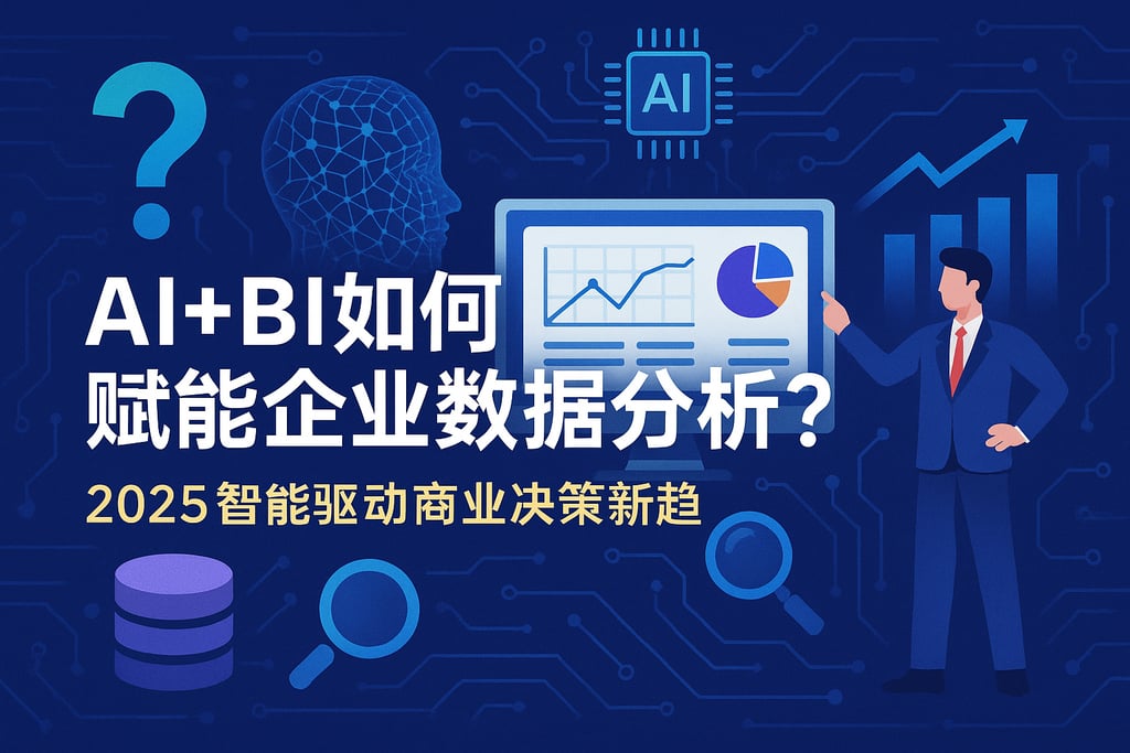 AI+BI如何赋能企业数据分析？2025智能驱动商业决策新趋势