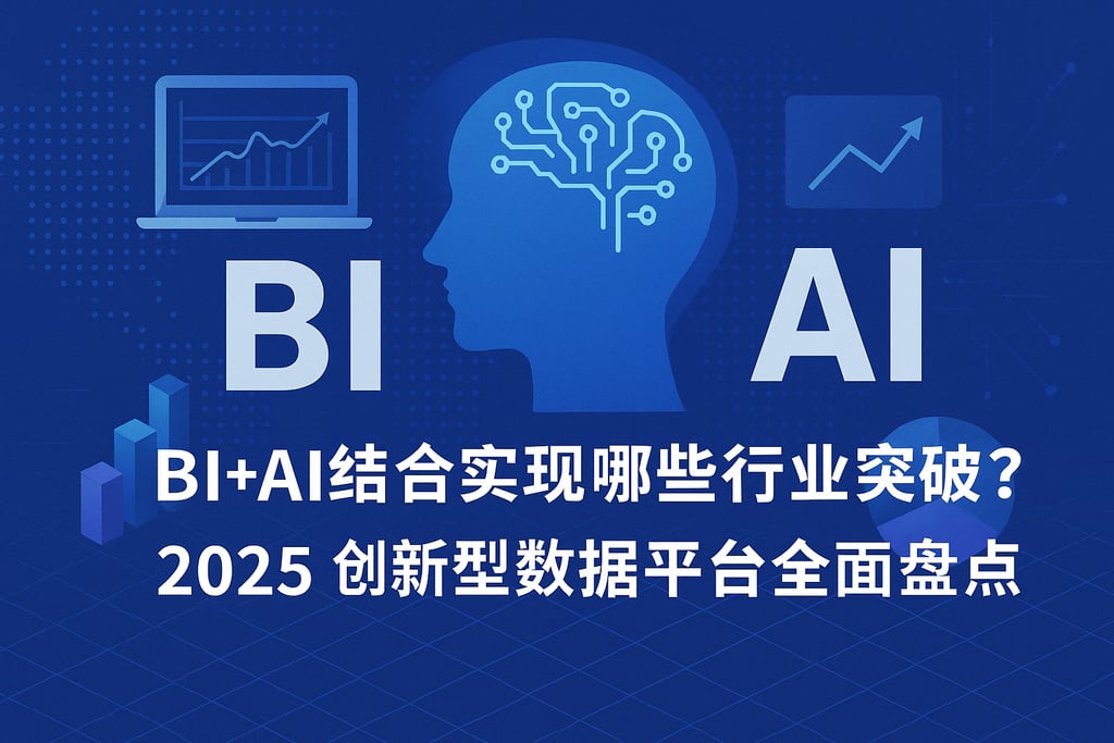 BI+AI结合实现哪些行业突破？2025创新型数据平台全面盘点