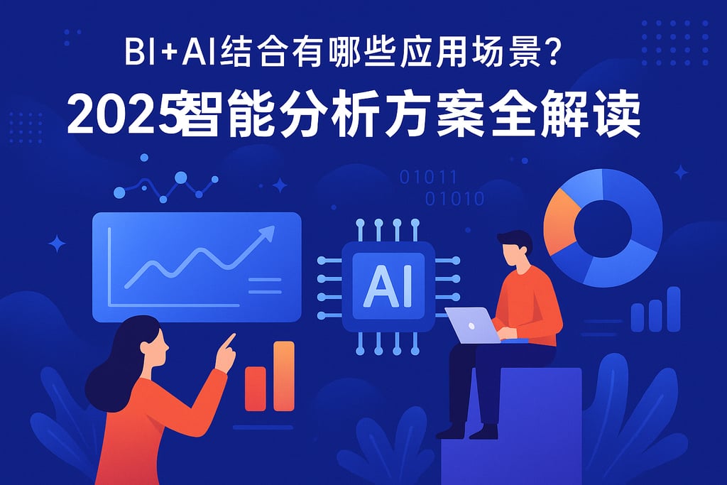 BI+AI结合有哪些应用场景？2025智能分析方案全解读