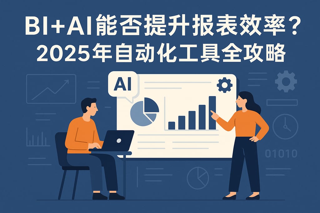 BI+AI能否提升报表效率？2025年自动化工具全攻略