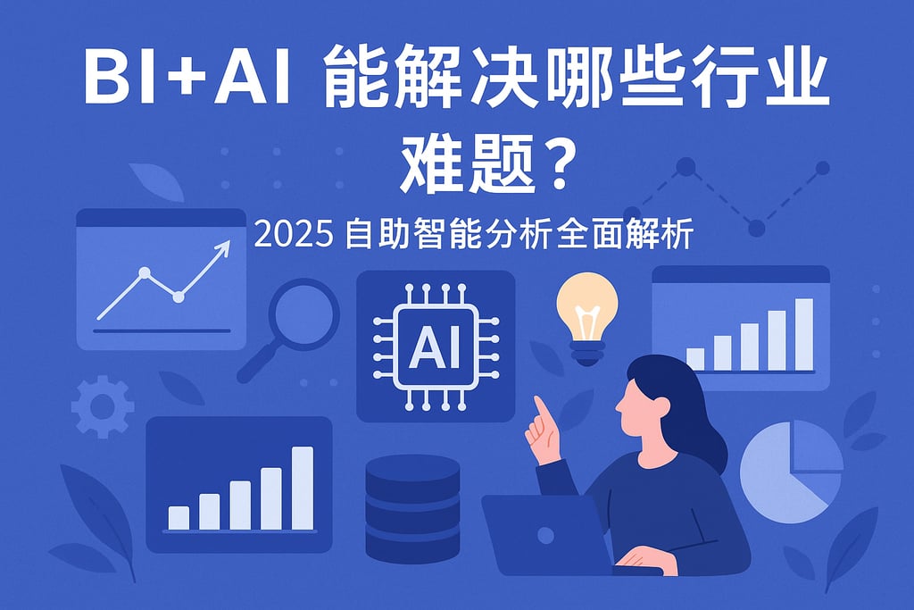 BI+AI能解决哪些行业难题？2025自助智能分析全面解析