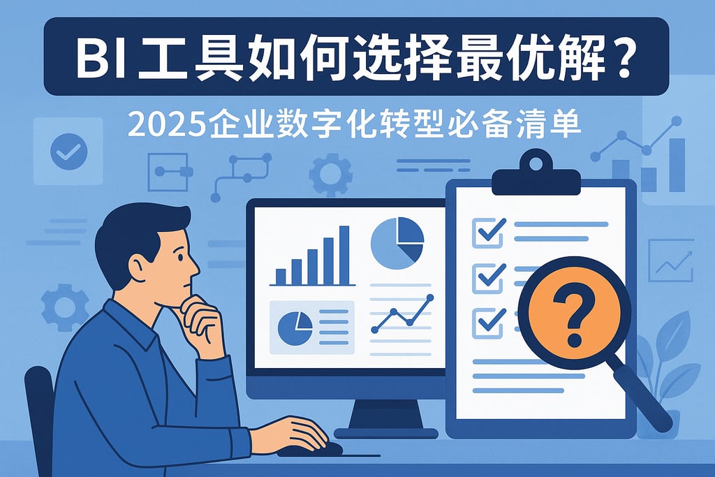 BI工具如何选择最优解？2025企业数字化转型必备清单