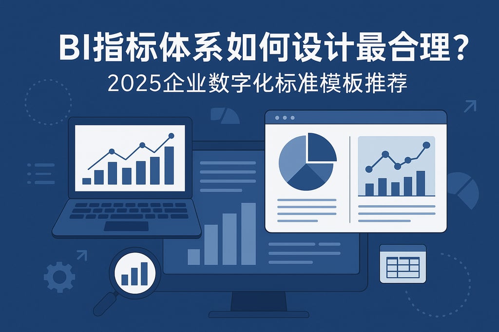 BI指标体系如何设计最合理？2025企业数字化标准模板推荐