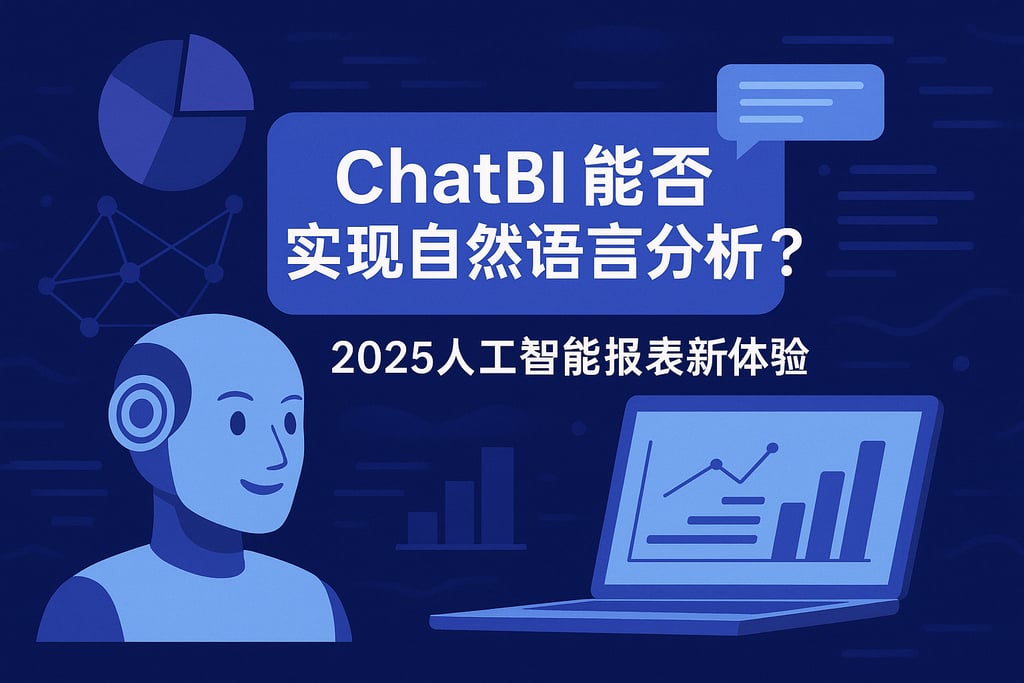 ChatBI能否实现自然语言分析？2025人工智能报表新体验