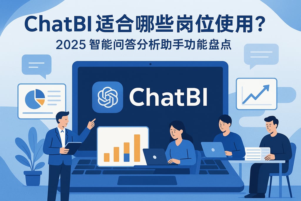ChatBI适合哪些岗位使用？2025智能问答分析助手功能盘点